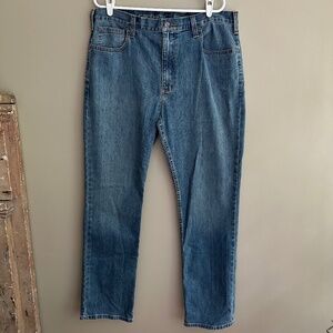 Carhartt Mens Relaxed Fit Jeans Size 38 x34 Blue Denim